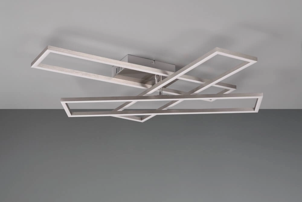 Nikkel plafondlamp Corso design Trio 4017807572667