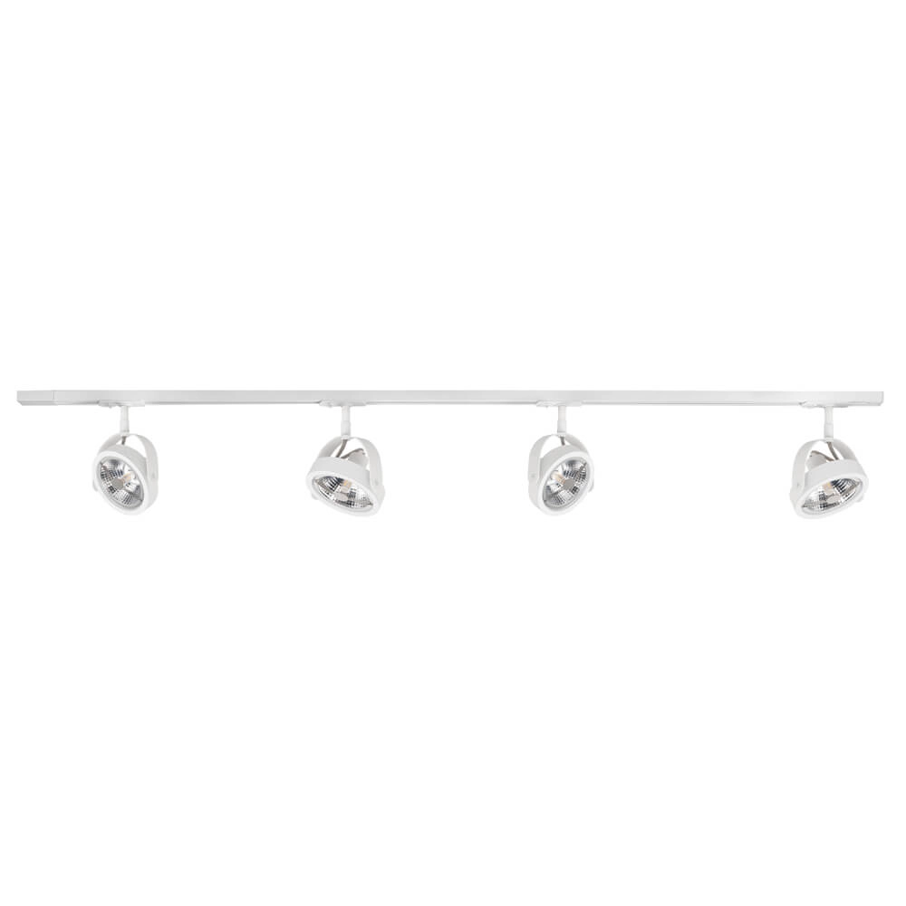 1-fase railset 150cm Malta wit met 4 spots 1-fase railset 150cm Malta wit met 4 spots