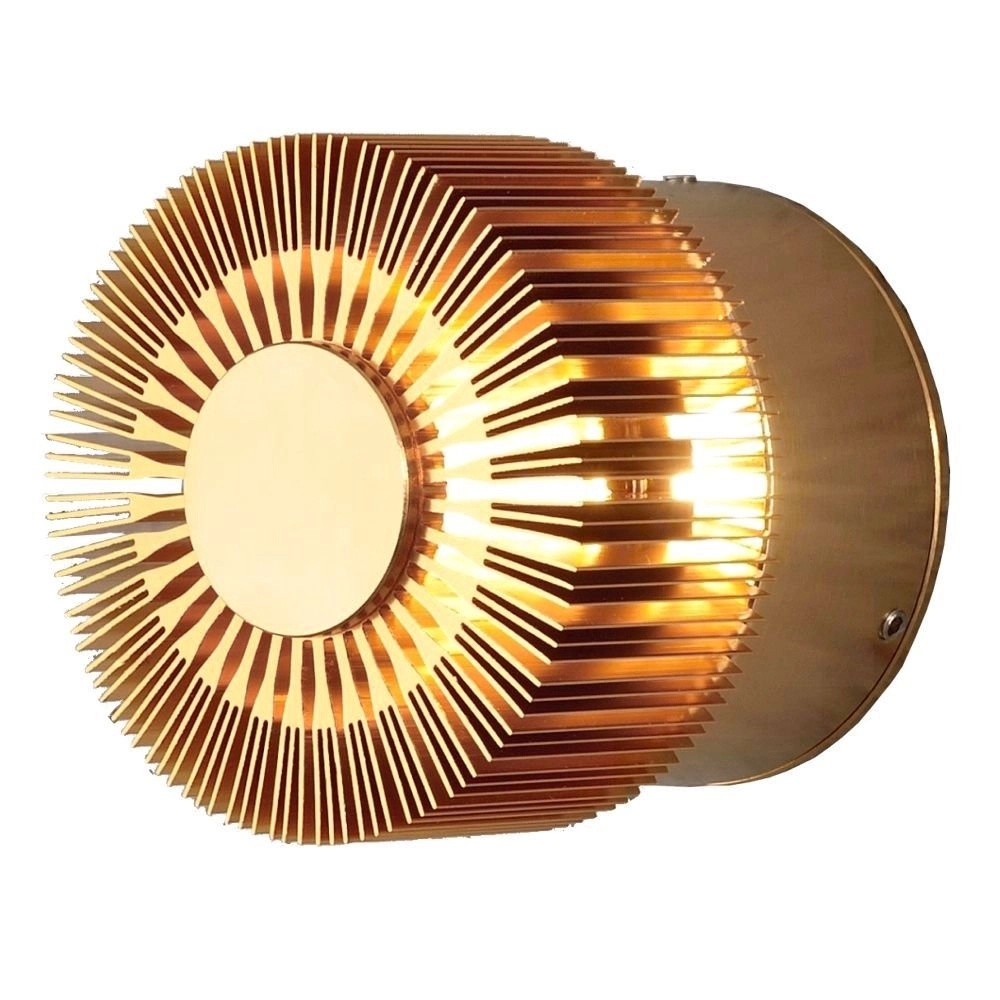 Design wandspot Monza met LED messing Design wandspot Monza met LED messing