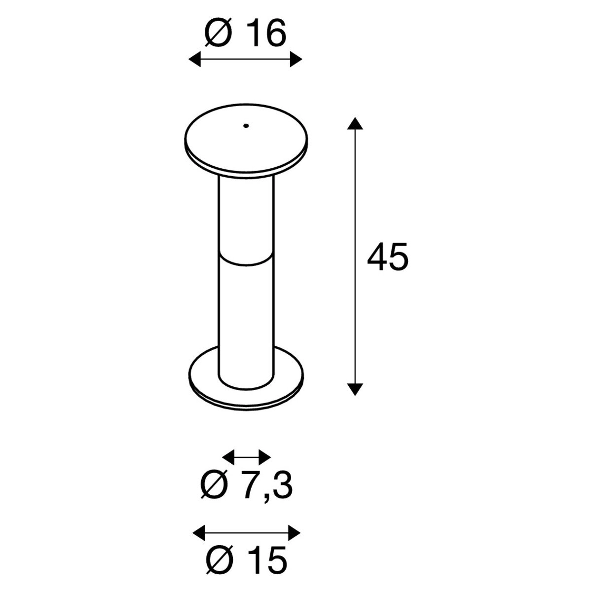 Buitenlamp Alpa Mushroom 40 SLV 4024163119344
