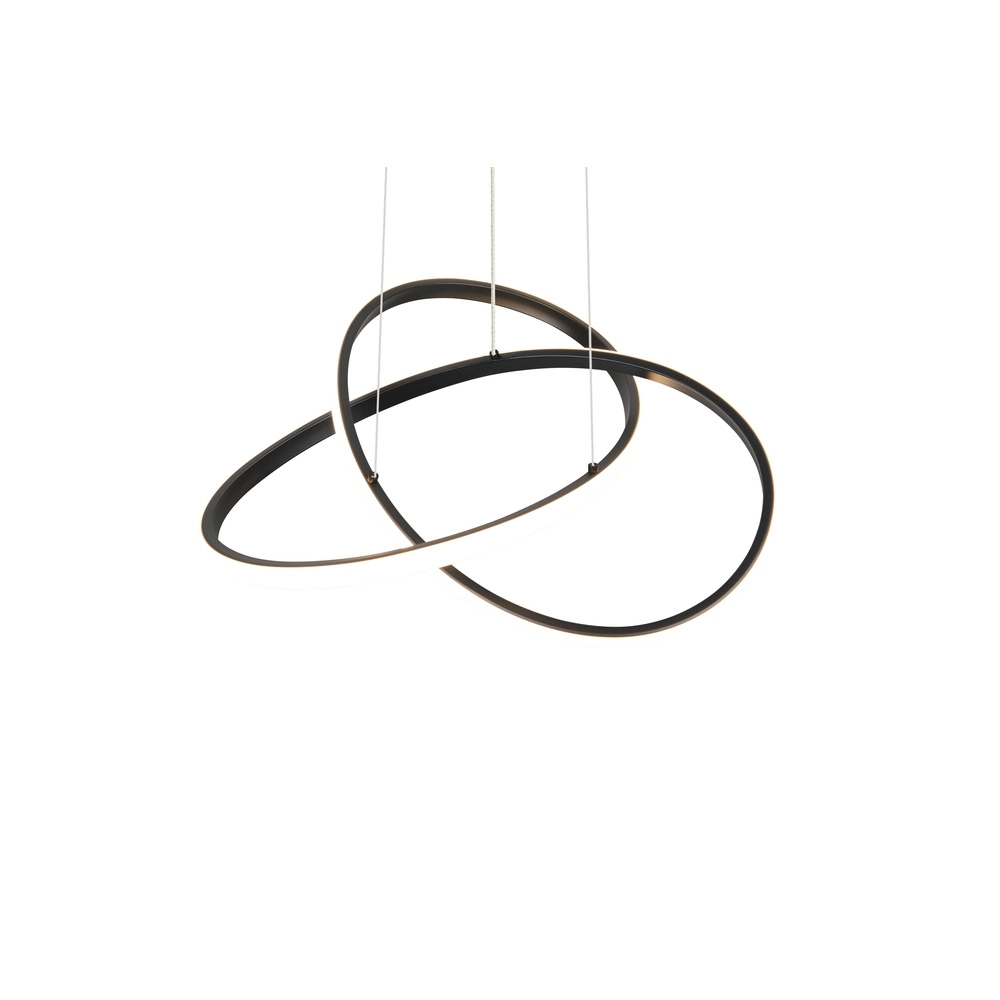 Design hanglamp Mansa zwart Trio 4017807682144
