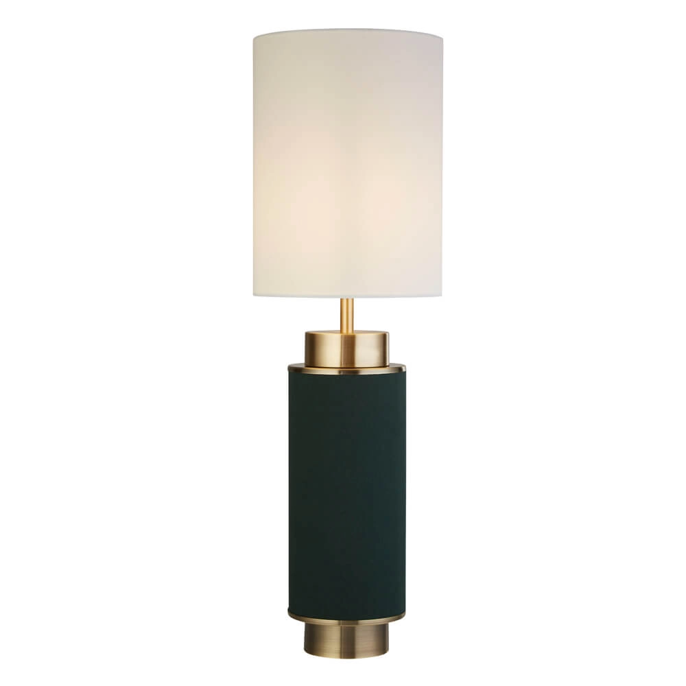 Tafellamp Flask 72cm nikkel met vintage groen Tafellamp Flask 72cm nikkel met vintage groen