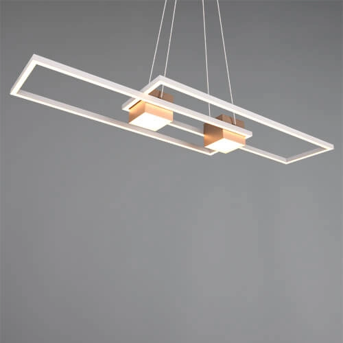 Led hanglamp kantoor Albany roodkoper Led hanglamp kantoor Albany roodkoper