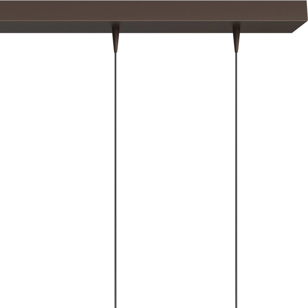 8-lichts hanglamp Talana 160cm cacao bruin Ø 6cm DTW Masterlight 8718121399010