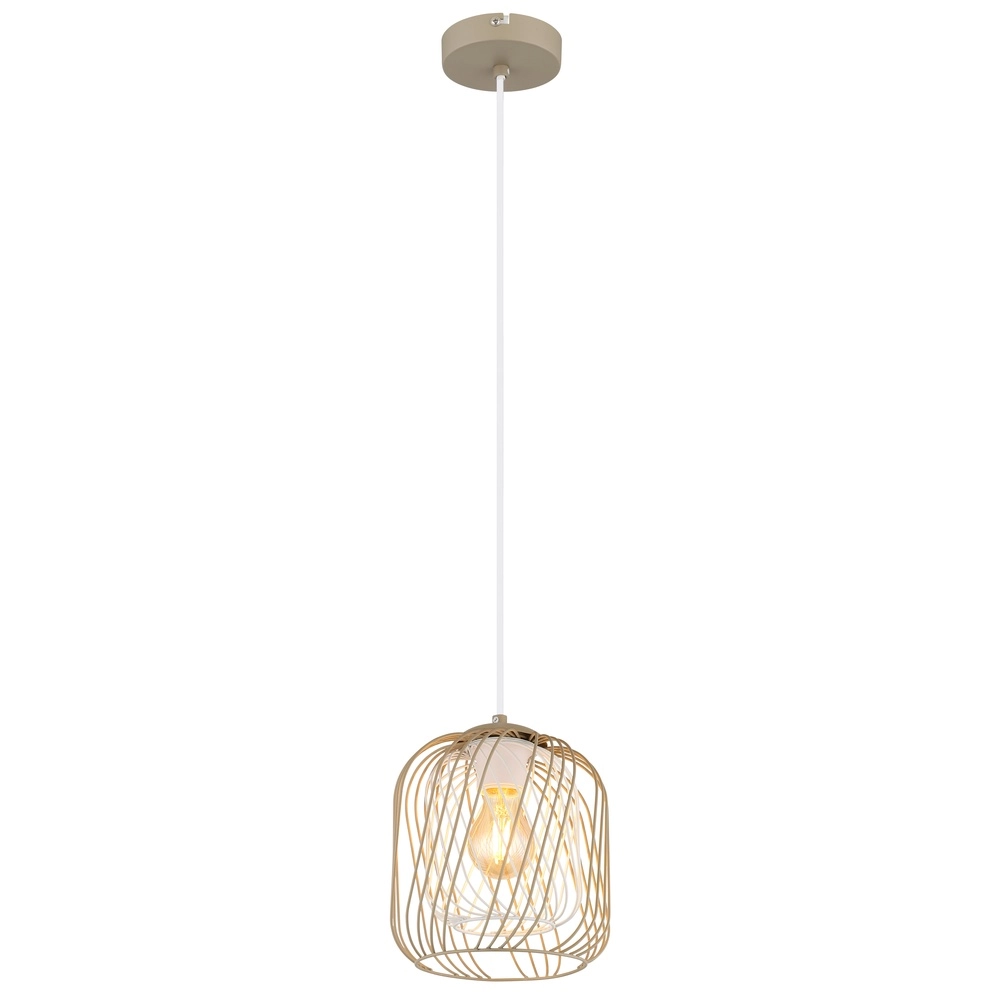 Hanglamp Dichti zand bruin