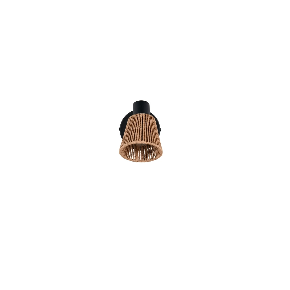 Plafondlamp Natrel enkel bruin Trio 4017807672312