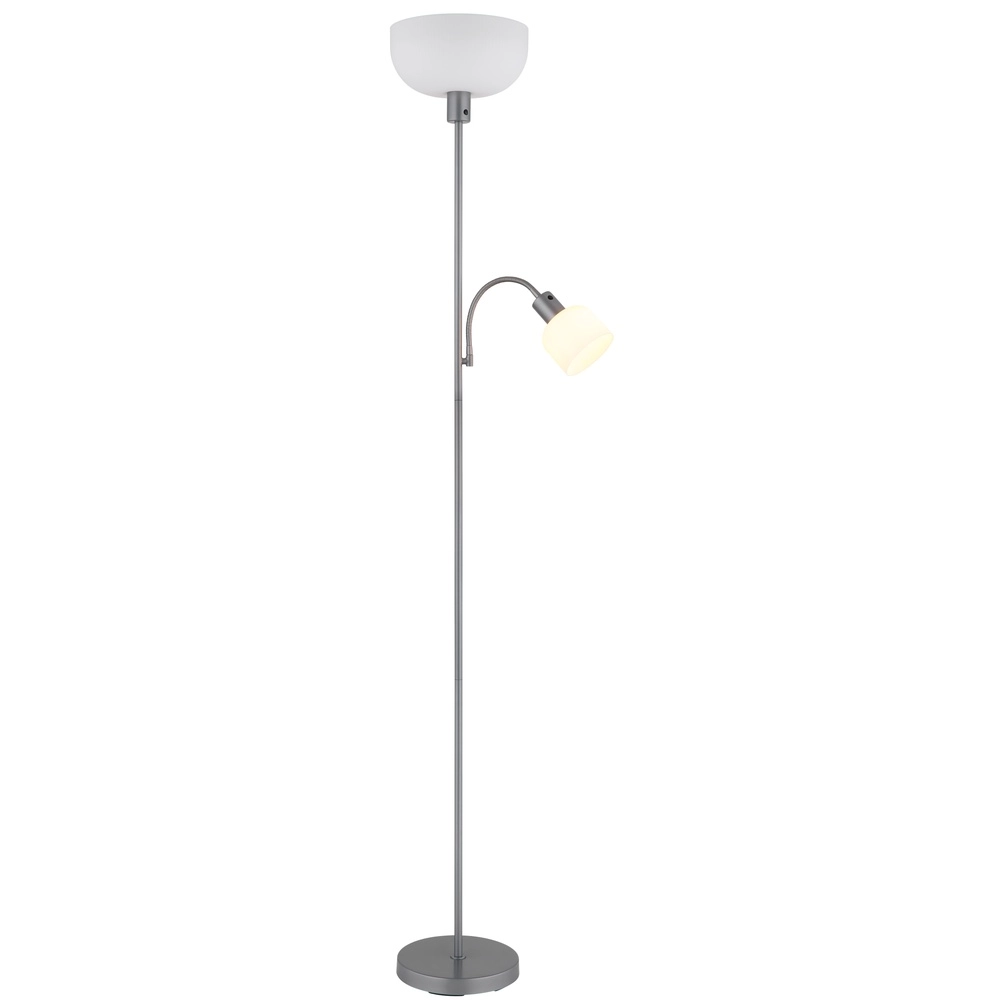 Vloerlamp Hinton zilvergrijs Globo 9007371531592