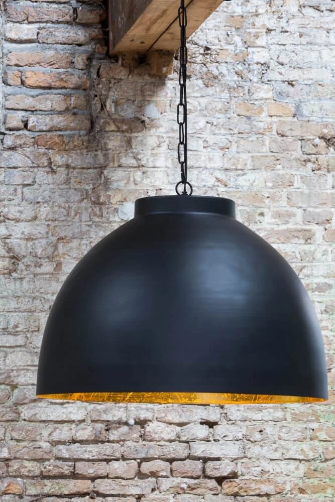 Landelijke hanglamp Kylie zwart Ø 45cm Landelijke hanglamp Kylie zwart Ø 45cm