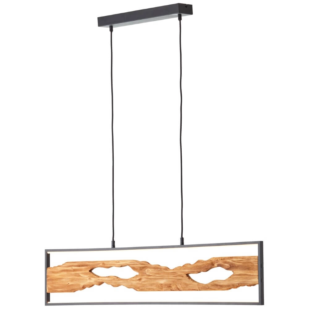 Led hanglamp Chaumont met hout Brilliant 4004353411786