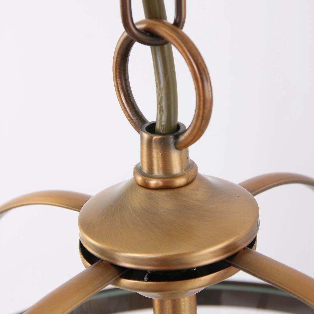 Hanglamp Pimpernel 23cm oud messing Steinhauer 8712746051940