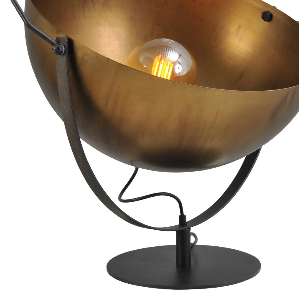 Antiek koperen staande lamp Industria Uplight 50 Masterlight 8718121236902