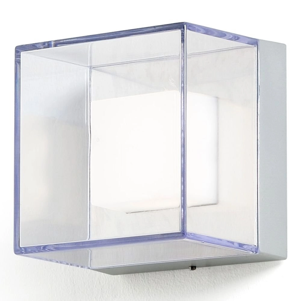 Design lamp Sanremo 14cm zilvergrijs Design lamp Sanremo 14cm zilvergrijs