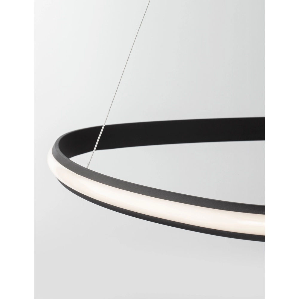 Design hanglamp Aries zwart Ø 74cm Lyora 5212017419842