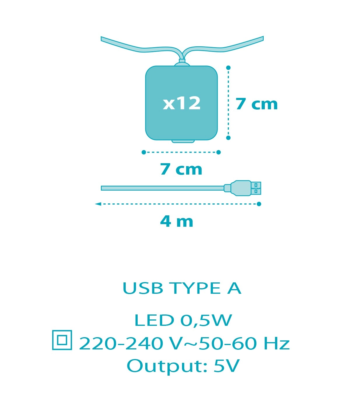 Lichtslinger Rocket blauw Dalber 8420406633558