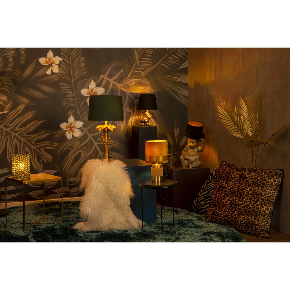 Design tafellamp Extravaganza Frizzle bruin Lucide 5411212105271