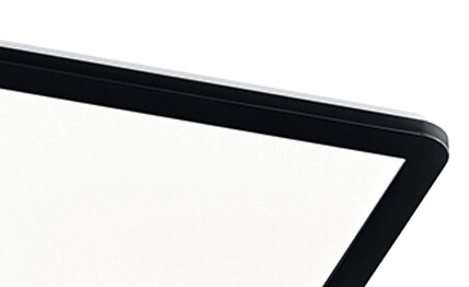 Vierkante plafonnière Camilla 40cm mat zwart Trio 4017807507782