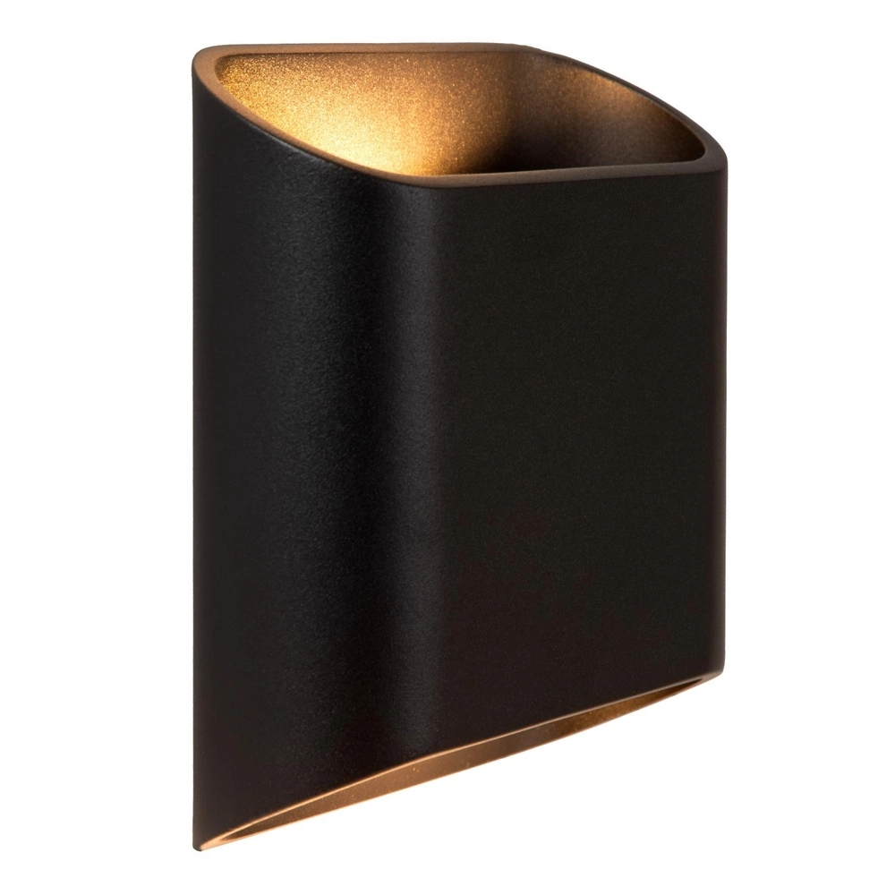 Design wandlamp Atila up en down zwart IP65 Lucide 5411212680105
