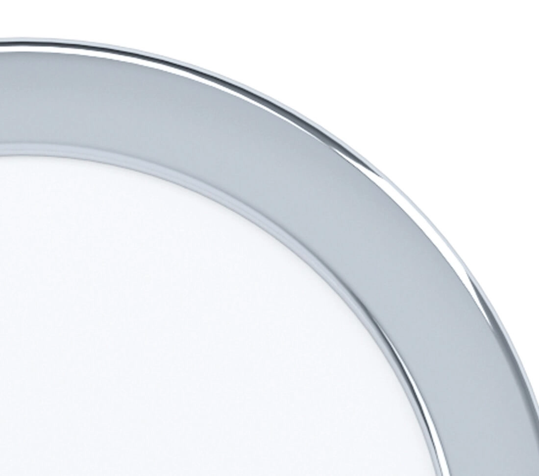 Led inbouwspot Fueva 5 IP44 - Ø 16,6cm chroom Eglo 9002759992057