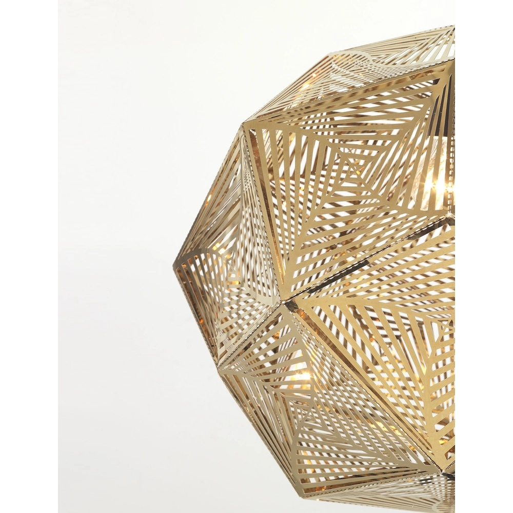 Design hanglamp Foggia Ø 48cm goud Lyora 5212017412843