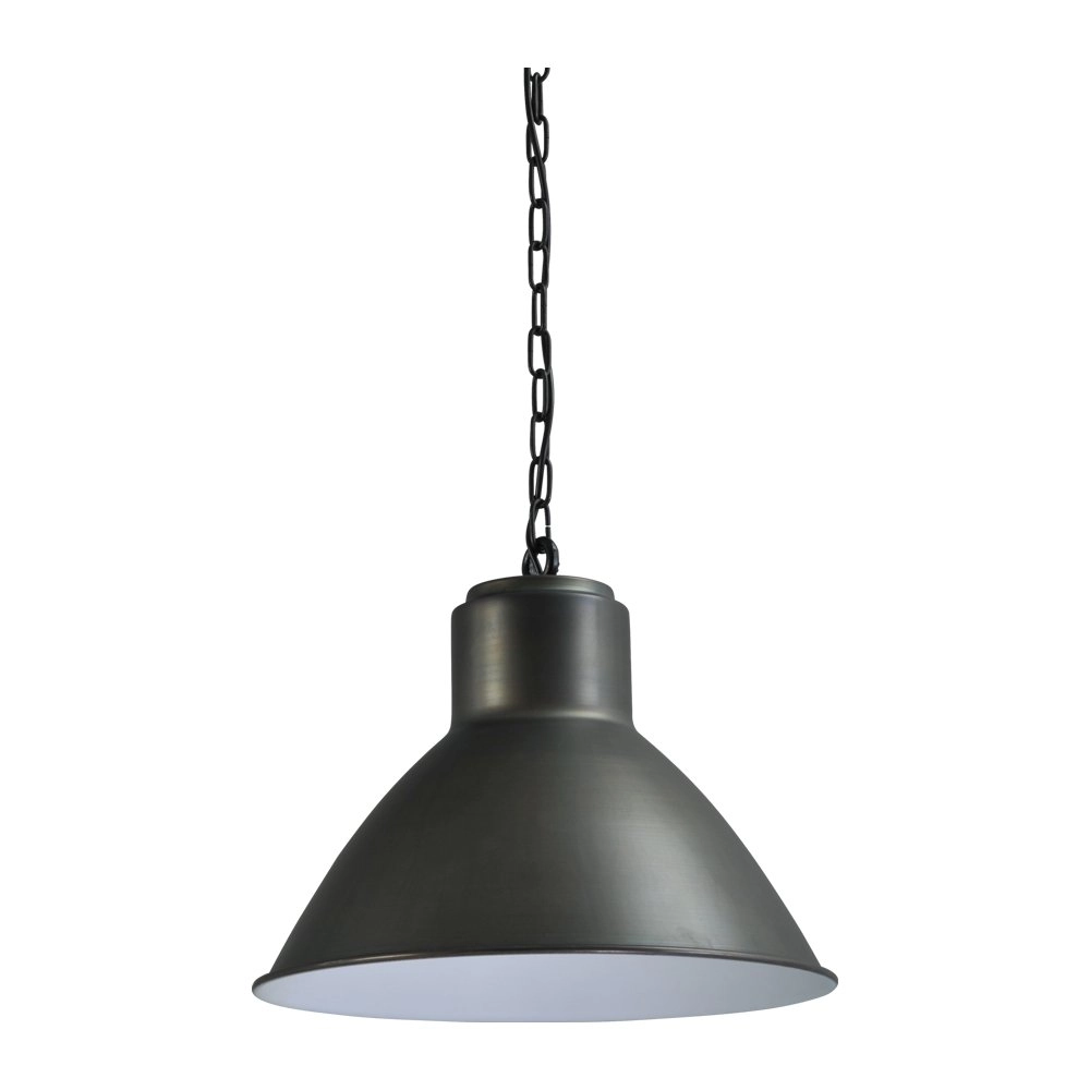 Stoere industrie hanglamp Industria 44 Bow antraciet