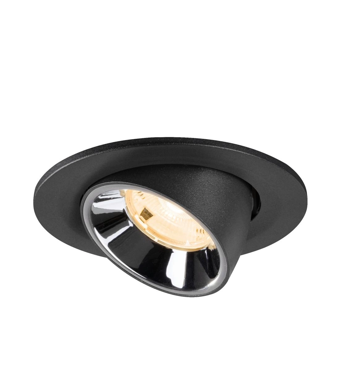 Inbouwspot Numinos Gimble S zwart/chroom 2700K - 20gr SLV 4024163313735