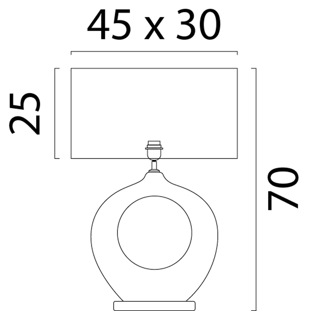 Japandi schemerlamp Woodie Round 45cm -hout met natural Masterlight 8718121392769