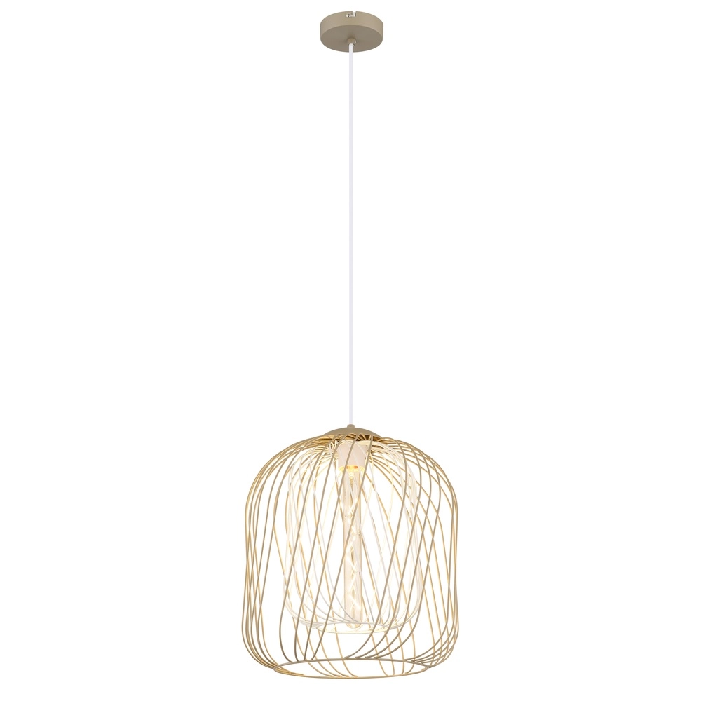 Hanglamp Dichti zand bruin Ø 35cm