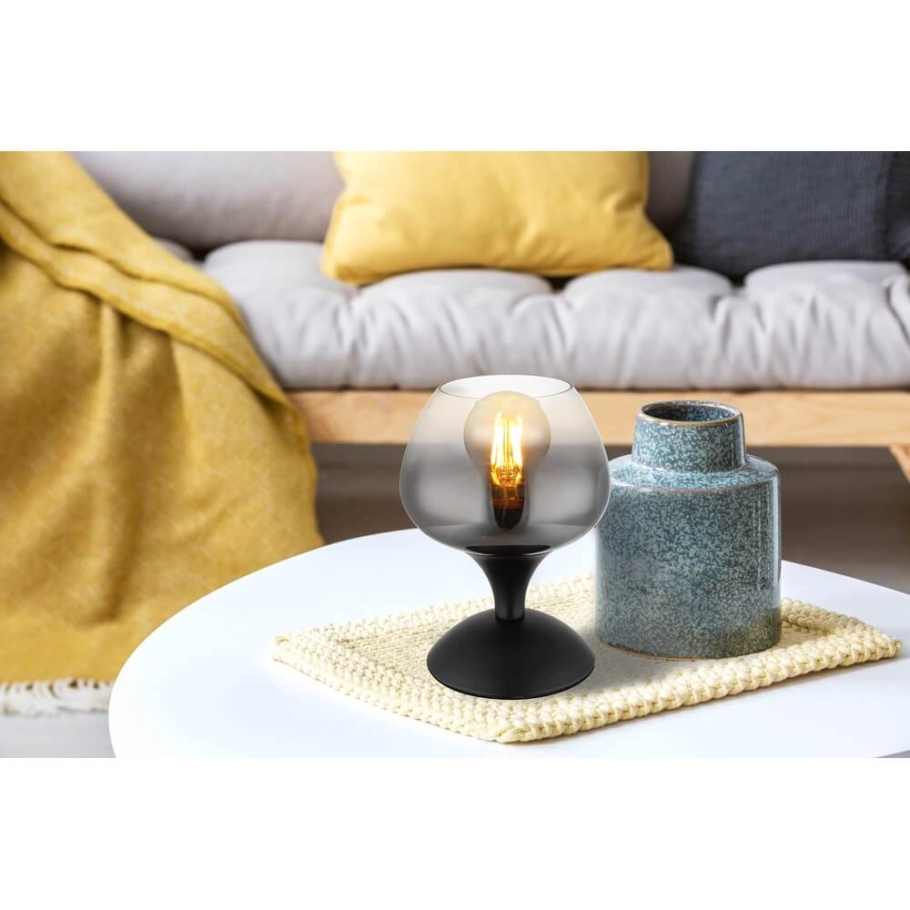 Zwarte tafellamp Maxy Ø 15cm Globo 9007371474134