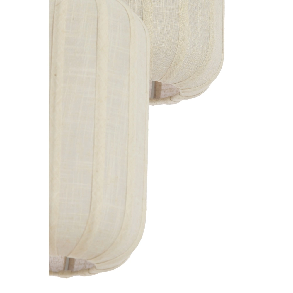 3L vide hanglamp Tufia linnen crème Light & Living 8717807816742