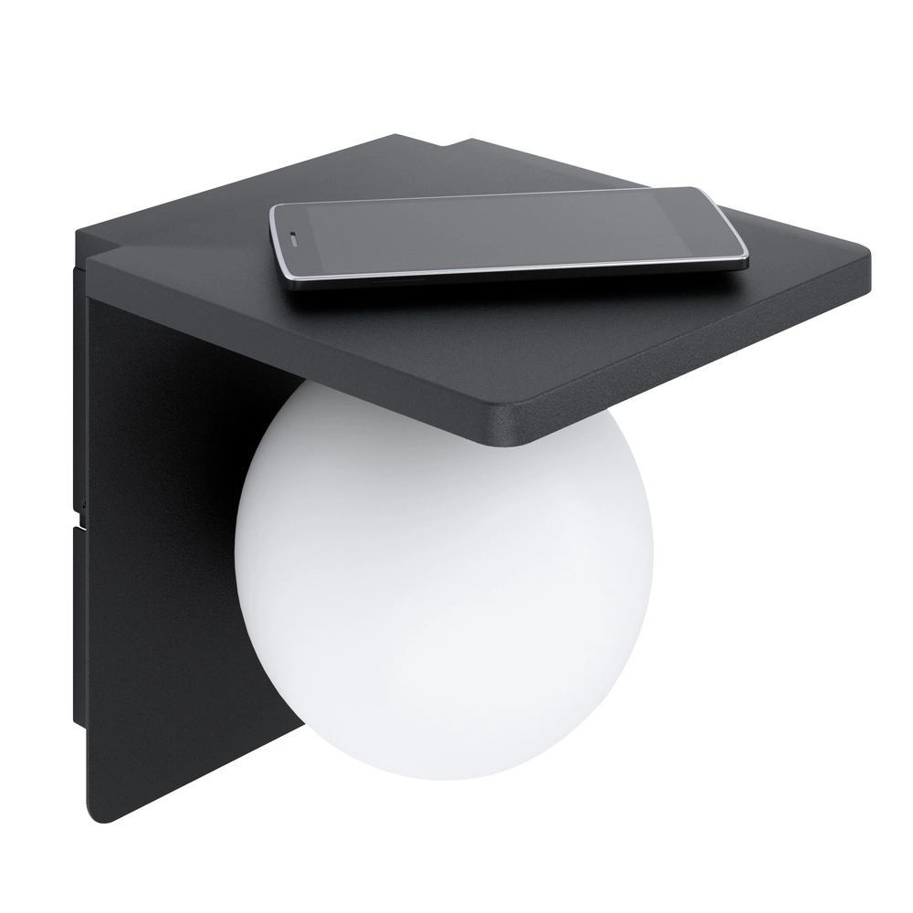 Wandlamp Ciglie zwart