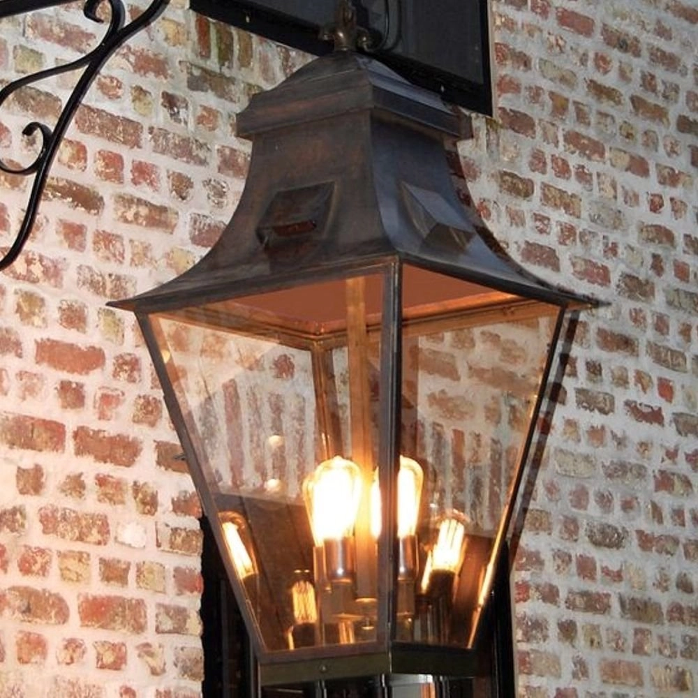 Buitenlamp jaren 30 Gracieuze 4L 100cm Authentage 8716803505544