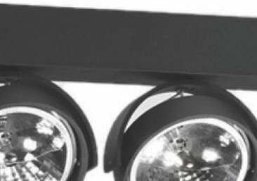 12 volt opbouwspot Dutchess 4-lichts, zwart Artdelight 8719831732500