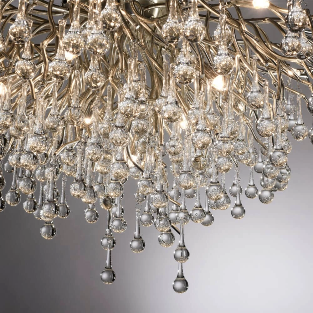 Kroonluchter Icicle metaal 100cm Paul Neuhaus 4012248352113