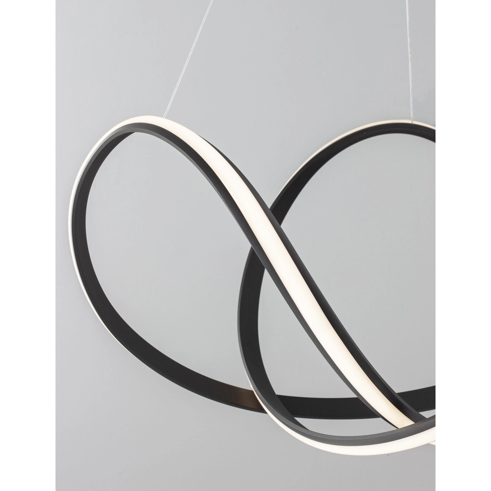 Design hanglamp Apus zwart Ø 70cm Lyora 5212017419774