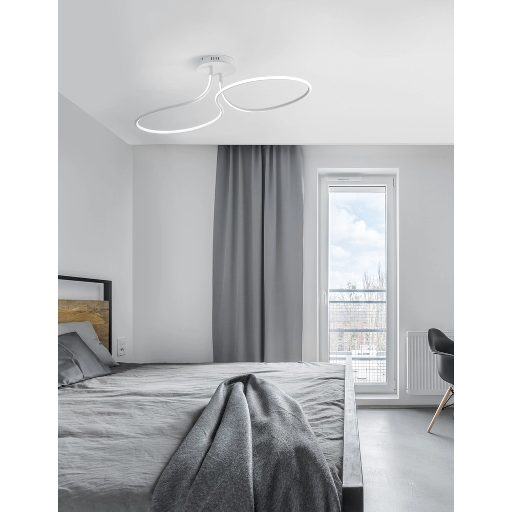 Plafondlamp Fungo krul wit Lyora 5212017419897