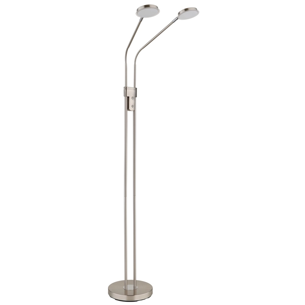 Leeslamp dubbel Silvio nikkel Globo 9007371592364