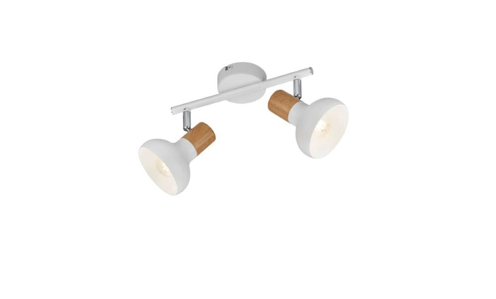 Plafondlamp Latika 2-lichts wit Plafondlamp Latika 2-lichts wit