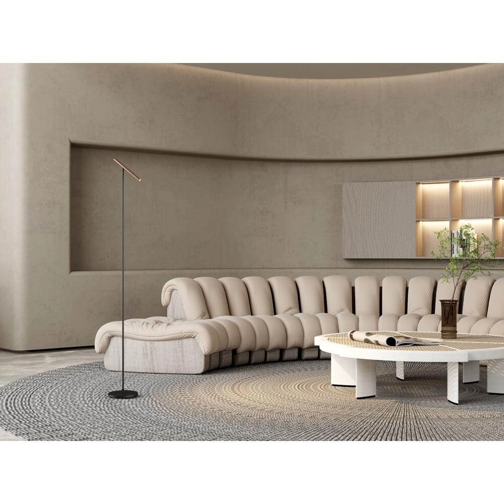 Design vloerlamp Kansas zwart Artdelight 8720701102507