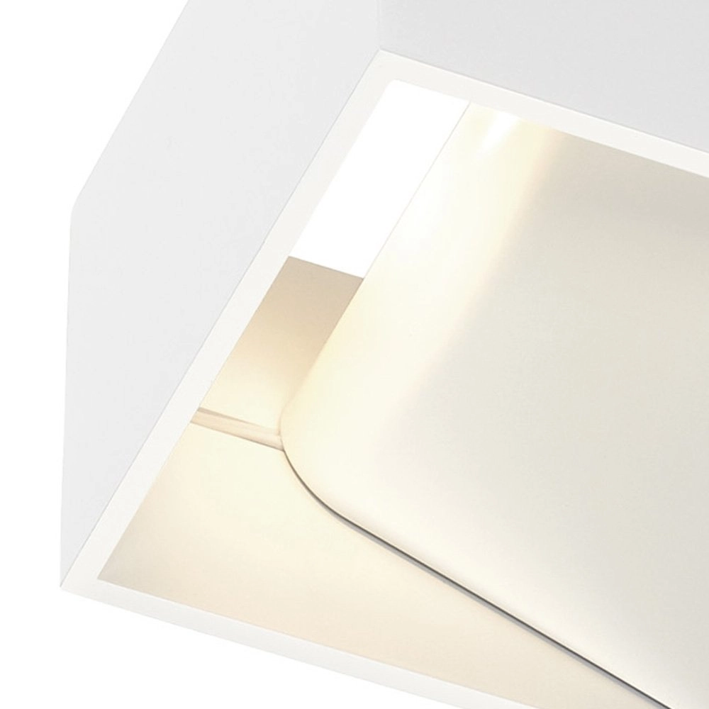 Wandlamp Logs Up - Down vierkant wit SLV 4024163189316