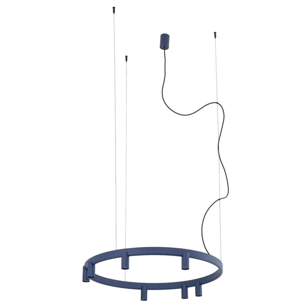 Design hanglamp Fourty marine blauw Ø 80cm Lyora 5903139122832