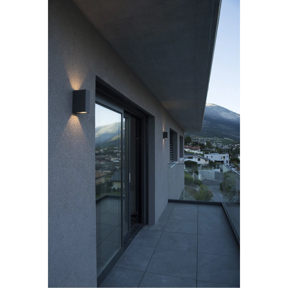 Vierkante lamp Quad Up - Down 2x4,3w - 3000K antraciet SLV 4024163148665