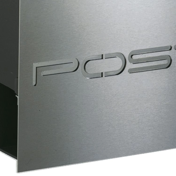 Rvs brievenbus Letter Design 43cm grijs Albert 4007235907735