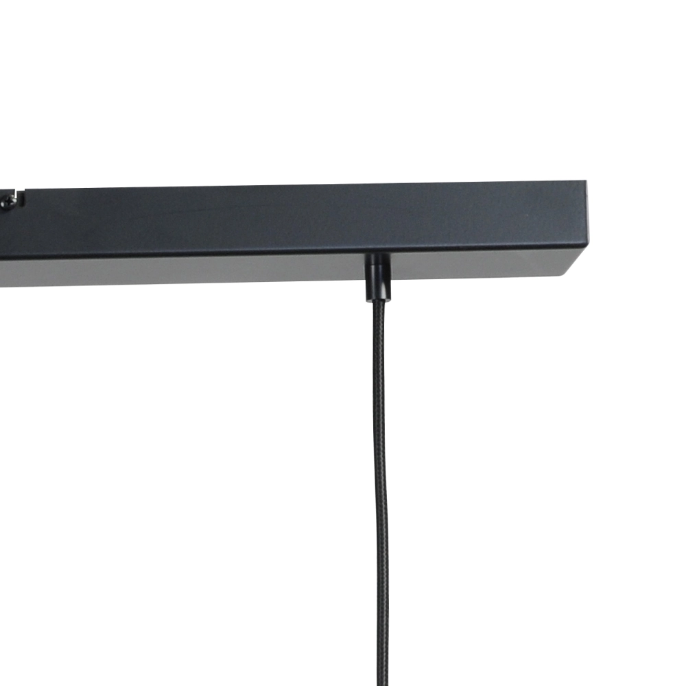 Eetkamer hanglamp Run 4-lichts zwart Masterlight 8718121204543