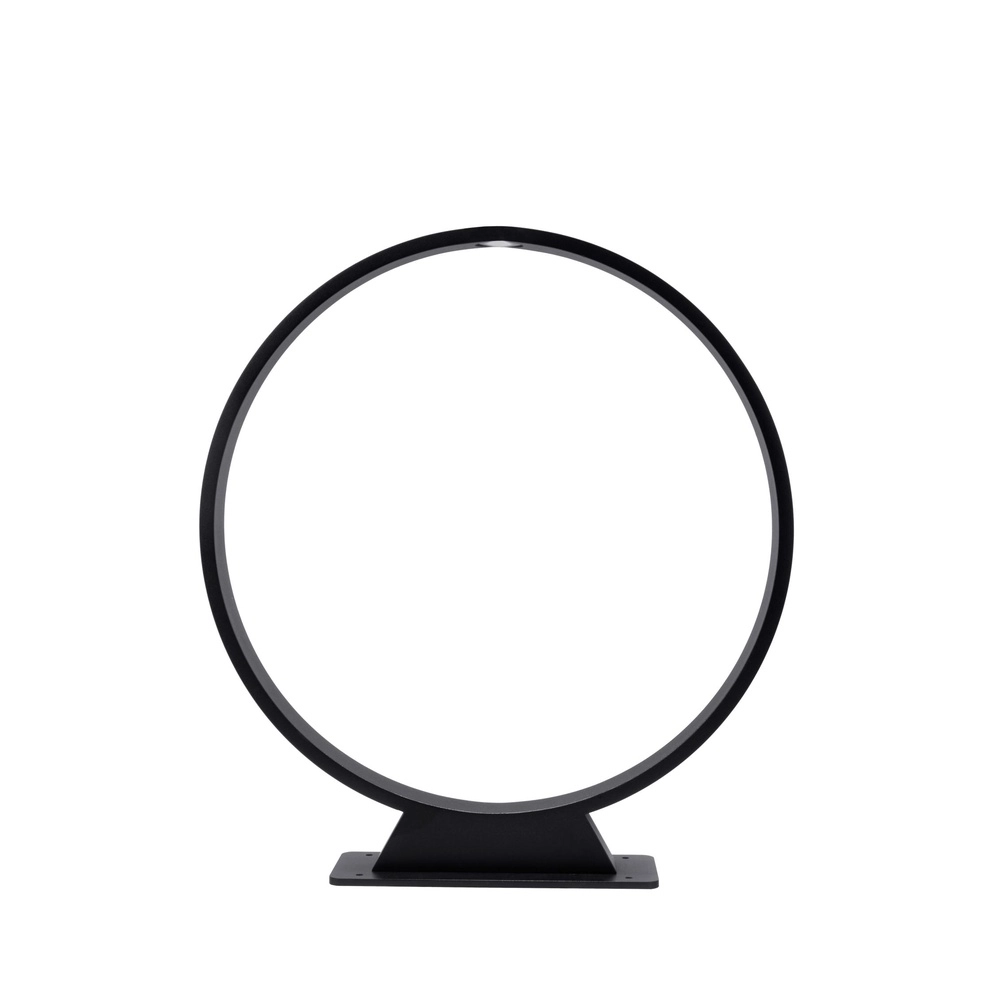 Ronde tuinlamp Jerel zwart IP54 Ø 40cm