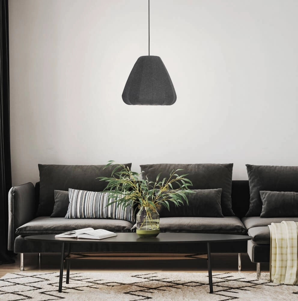 Stoffen hanglamp Barlaston Ø 35cm Eglo 9002759439736