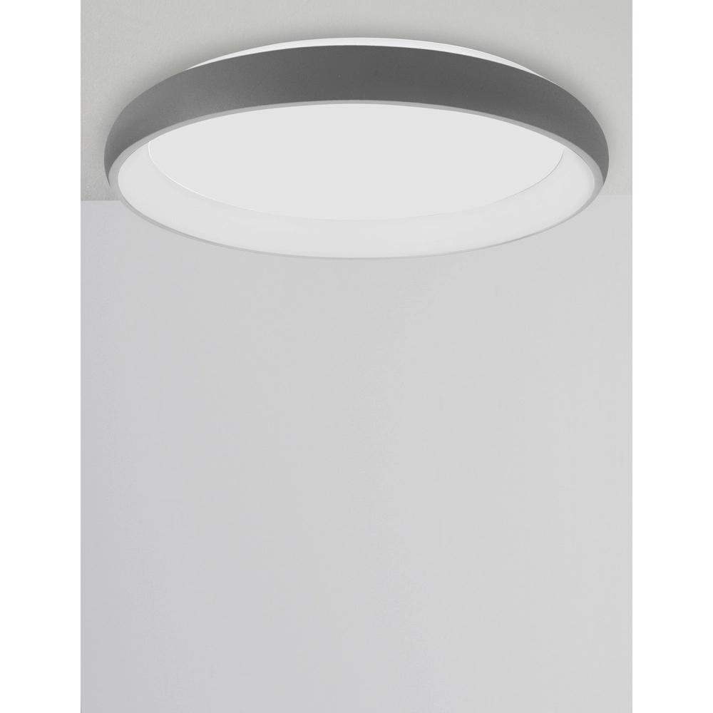 Plafondlamp Albi grijs Ø 61cm Lyora 5212017419569