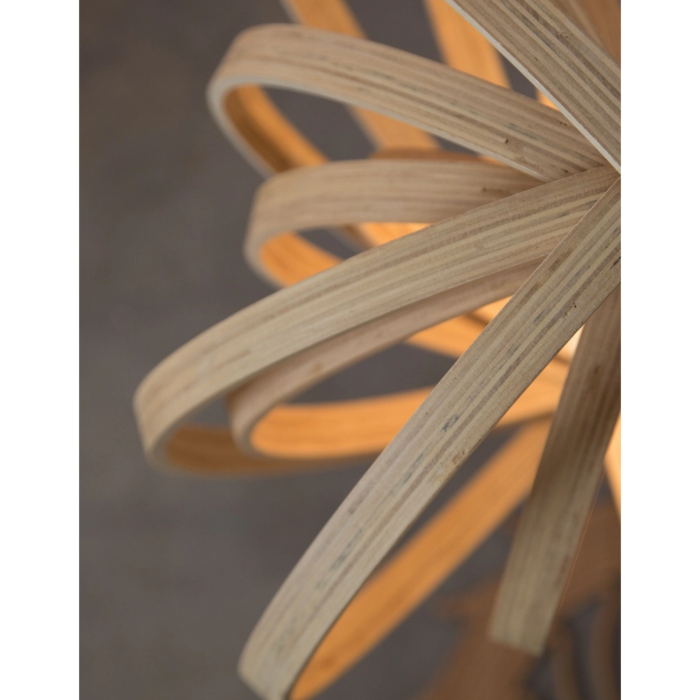 Moderne hanglamp Asco hout Ø 43cm Lyora 5212017424945