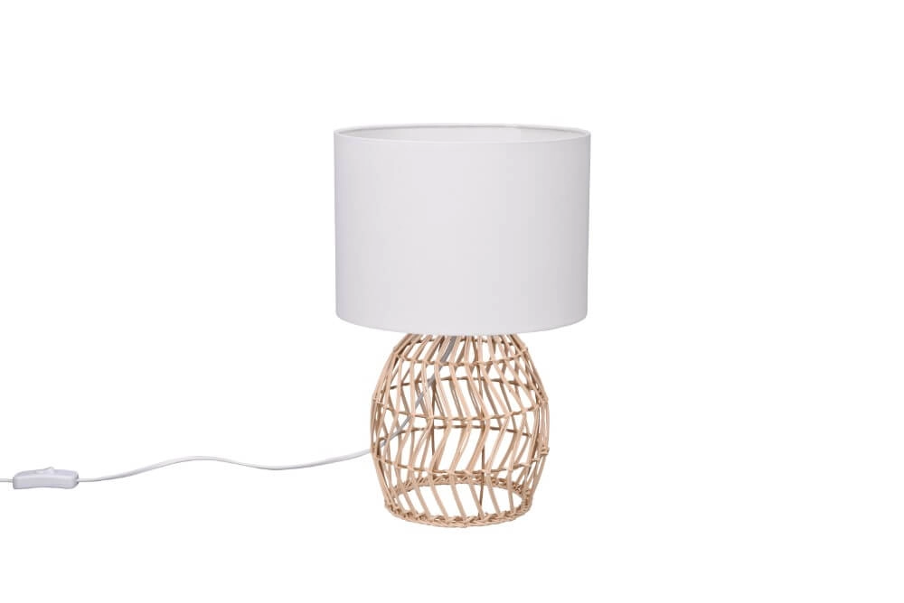 Schemerlamp Rike met rotan Schemerlamp Rike met rotan
