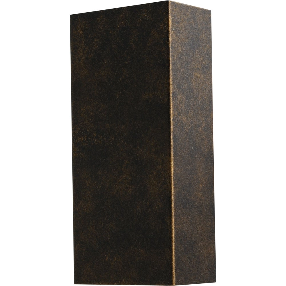 Wandlamp Metallico zwart goud gevlamd