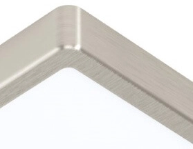 Vierkante plafondlamp Fueva 5 28,5cm - 3000K RVS Eglo 9002759992422